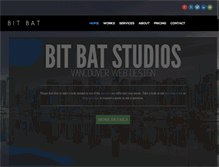 Tablet Screenshot of bitbatstudios.com